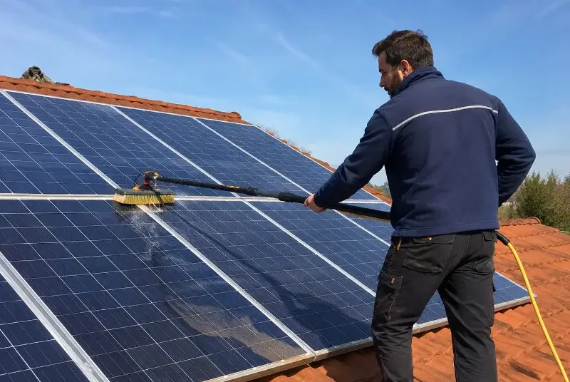 Nettoyage et entretien de panneaux solaires à Péault