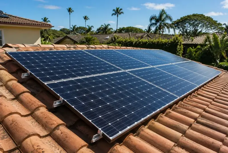 Installation de panneaux solaires à Péault